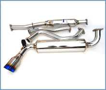Load image into Gallery viewer, Invidia 1988-1991 Civic EF9 3DR 60mm (101mm tip) N1 Titanium Tip Cat-back Exhaust