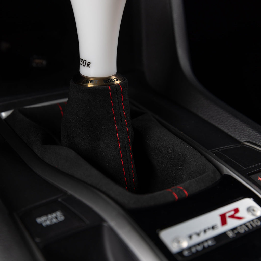 Hybrid Racing Alcantara Shift Boot - Honda Civic 2016-2021 (Incl. Si & Type R)