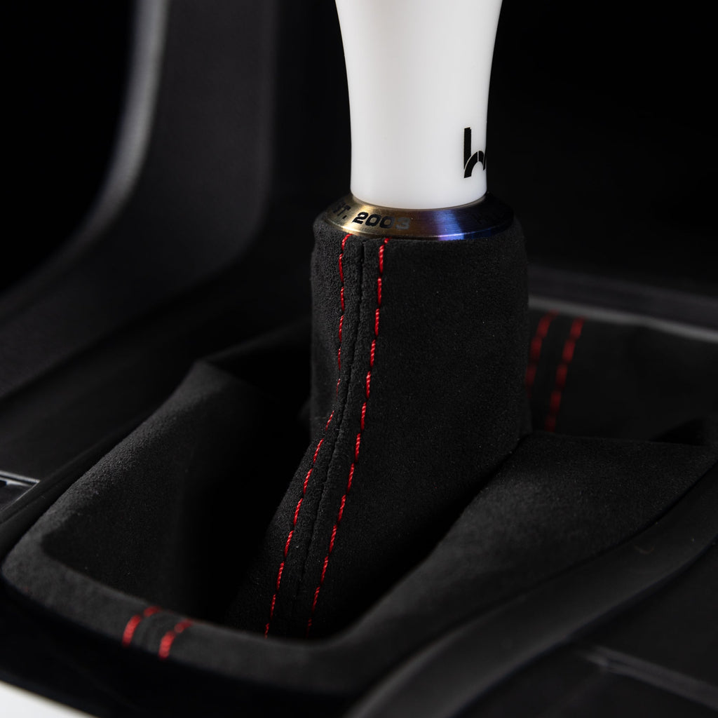 Hybrid Racing Alcantara Shift Boot - Honda Civic 2016-2021 (Incl. Si & Type R)