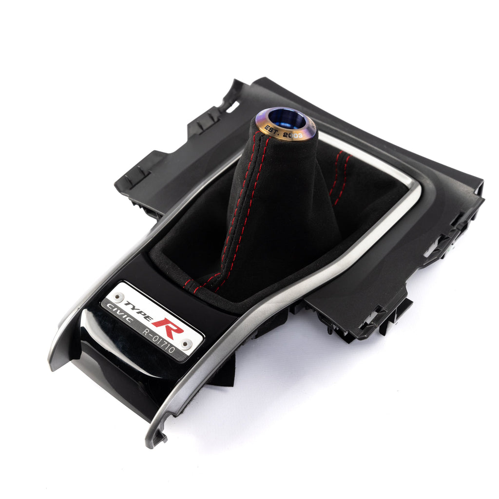 Hybrid Racing Alcantara Shift Boot - Honda Civic 2016-2021 (Incl. Si & Type R)