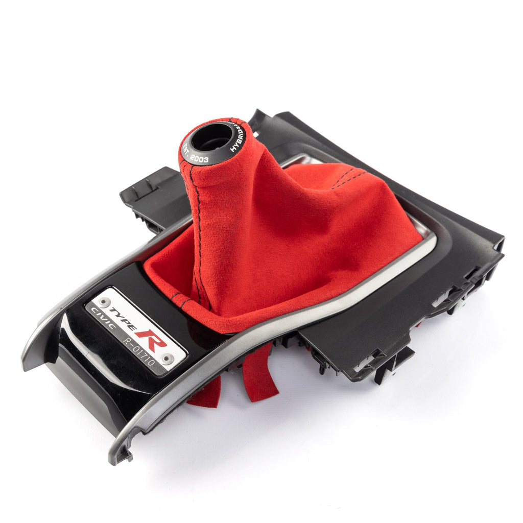 Hybrid Racing Alcantara Shift Boot - Honda Civic 2016-2021 (Incl. Si & Type R)