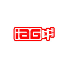 Load image into Gallery viewer, IAG 12 Inch Red Die Cut Sticker - Sold Individually.