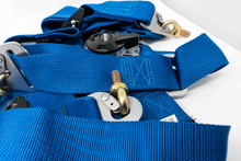 Load image into Gallery viewer, Patterson Performance 5 Point Cam Lock Racing Harness - Blue
