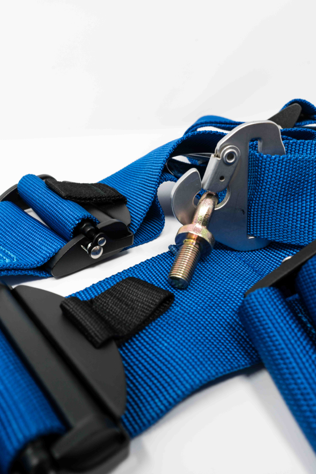 Patterson Performance 5 Point Cam Lock Racing Harness - Blue
