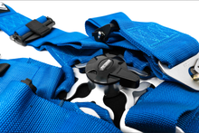 Load image into Gallery viewer, Patterson Performance 5 Point Cam Lock Racing Harness - Blue