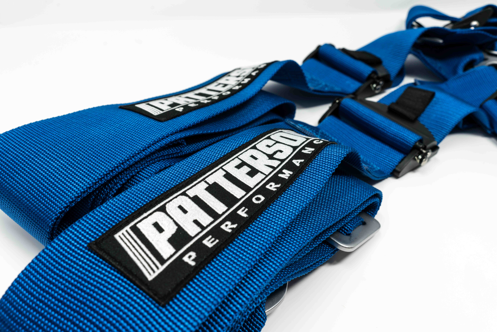 Patterson Performance 5 Point Cam Lock Racing Harness - Blue