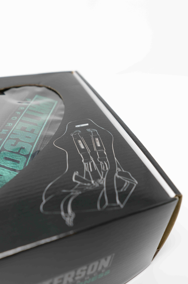 Patterson Performance 5 Point Cam Lock Racing Harness - Black w/ Teal