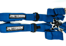Load image into Gallery viewer, Patterson Performance 5 Point Cam Lock Racing Harness - Blue