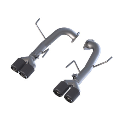 MBRP 2.5in T304 Dual Split Rear Exit Axle Back Exhaust w/ 3.5" CF Tips - Subaru WRX / STi 2015-2021