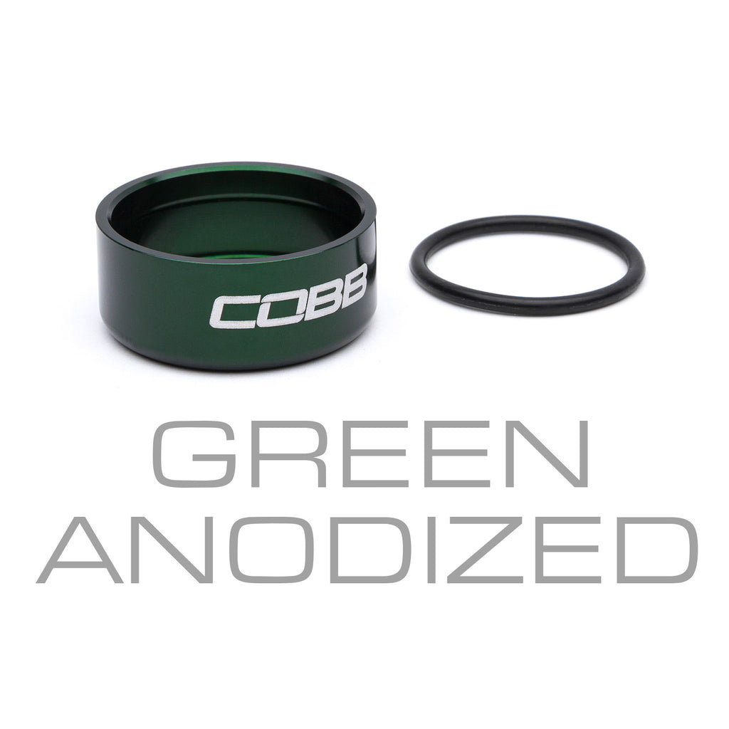 Cobb Knob Trim Ring (Green Anodized) - Multiple Fitments