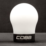 Cobb Shift Knob (White w/ Black) - Volkswagen GTI 2010-2021 / Golf R 2015-2019 / Jetta GLI 2019-2021