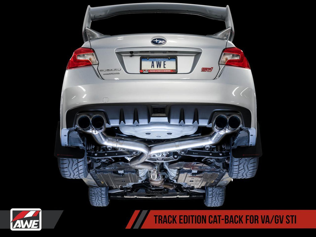 AWE Track Series Catback Exhaust - Subaru WRX / STi (Sedan) 2011-2021