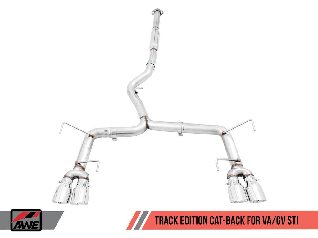 AWE Track Series Catback Exhaust - Subaru WRX / STi (Sedan) 2011-2021