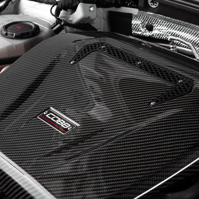 Cobb Redline Carbon Fiber Engine Cover - Audi A3 & S3 2015-2020 (8V) / VW GTI & Golf R2015-2023 (+Multiple VW Fitments)