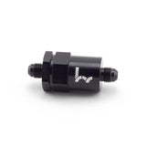 Hybrid Racing Black Inline Fuel Filter -6AN to -6AN - Universal