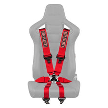 Load image into Gallery viewer, Braum Racing 6Pt FIA Certified Racing Harness (Red / Black)