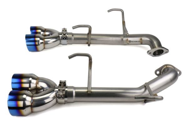 FactionFab Axle Back Exhaust w/ Burnt Tips - Subaru WRX (Sedan) 2011-2014 / STi (Sedan) 2011-2014