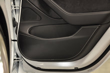 Load image into Gallery viewer, Revel GT Design Kick Panel Cover (White Stitch) 16-19 Tesla Model 3 - 4 Pieces