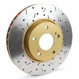 DBA Drilled & Slotted 4000 Series Front Brake Rotor (Single) - Subaru WRX 2002-2014 (+Multiple Fitments)