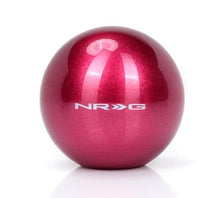 Load image into Gallery viewer, NRG Fushia Sparkly Painted Titanium Round Shifter Heavy Weight