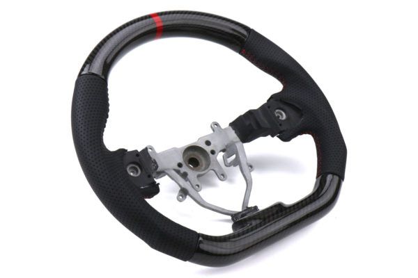 FactionFab Steering Wheel Carbon and Leather - Subaru WRX / STi 2008-2014