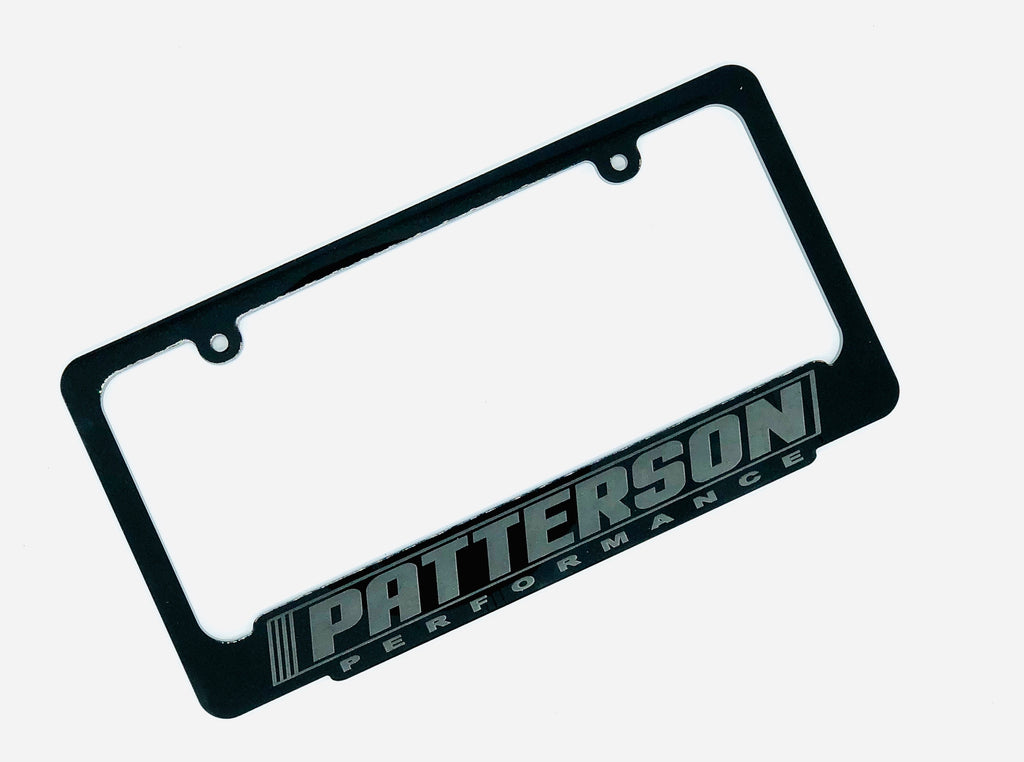 Patterson Performance Acrylic License Plate Frame