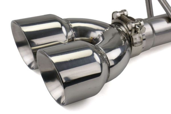 FactionFab Axle Back Exhaust w/ Polished Tips - Subaru WRX (Sedan) 2011-2014 / STi (Sedan) 2011-2014