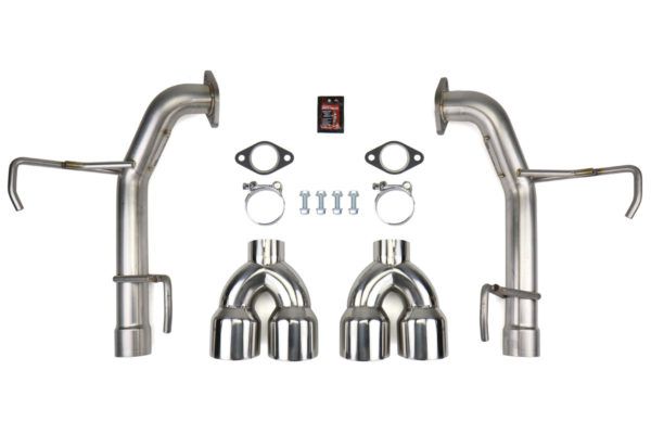 FactionFab Axle Back Exhaust w/ Polished Tips - Subaru WRX (Sedan) 2011-2014 / STi (Sedan) 2011-2014