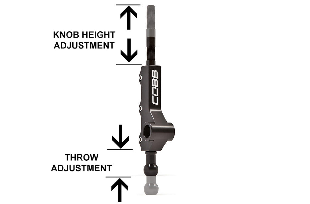 Cobb 5 Speed Double Adjustable Shifter - Subaru WRX 2008-2014 / LGT & OBXT 2005-2009 / FXT 2006-2008