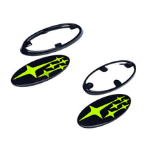 Load image into Gallery viewer, Front & Rear Gloss Emblem Kit - Subaru WRX 2011-2024 / STI 2011-2021