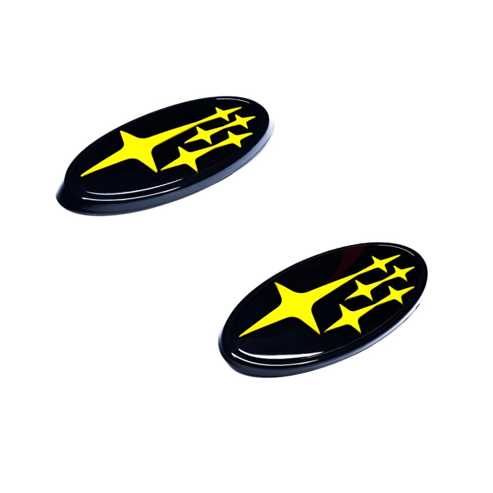 Front & Rear Gloss Emblem Kit - Subaru WRX 2011-2024 / STI 2011-2021