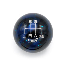 Load image into Gallery viewer, Billetworkz Gloss Red Weighted Japanese Engraving Shift Knob w/ STi Logo - Subaru STi 2004-2021