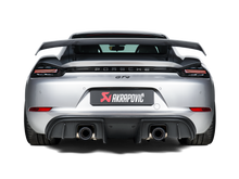 Load image into Gallery viewer, Akrapovic Titanium Slip-On Line Exhaust w/ Titanium Tips - Porsche Cayman GT4 / Spyder (718) 2020-2023