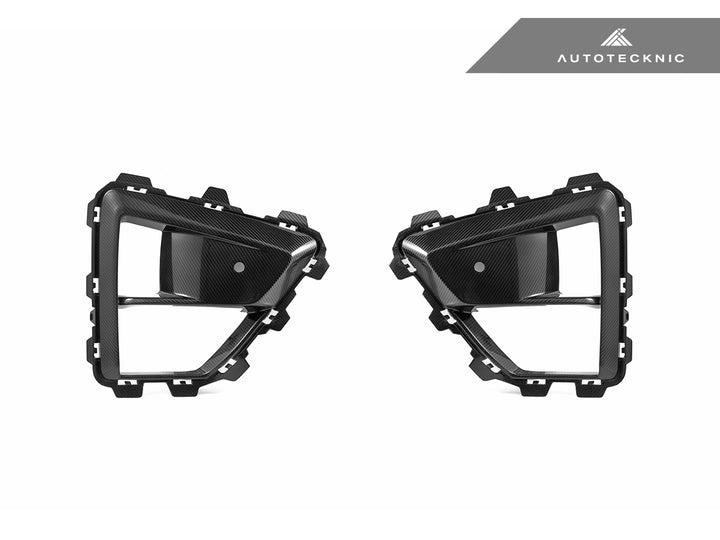 AutoTecknic Dry Carbon Front Bumper Air Vent Set - BMW X5M / X6M (F9x) LCI 2024-2026