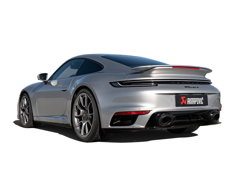 Akrapovic Titanium Slip-On Race Line Exhaust w/ Titanium Tips - Porsche 911 Turbo/Turbo S (992) 2021-2024