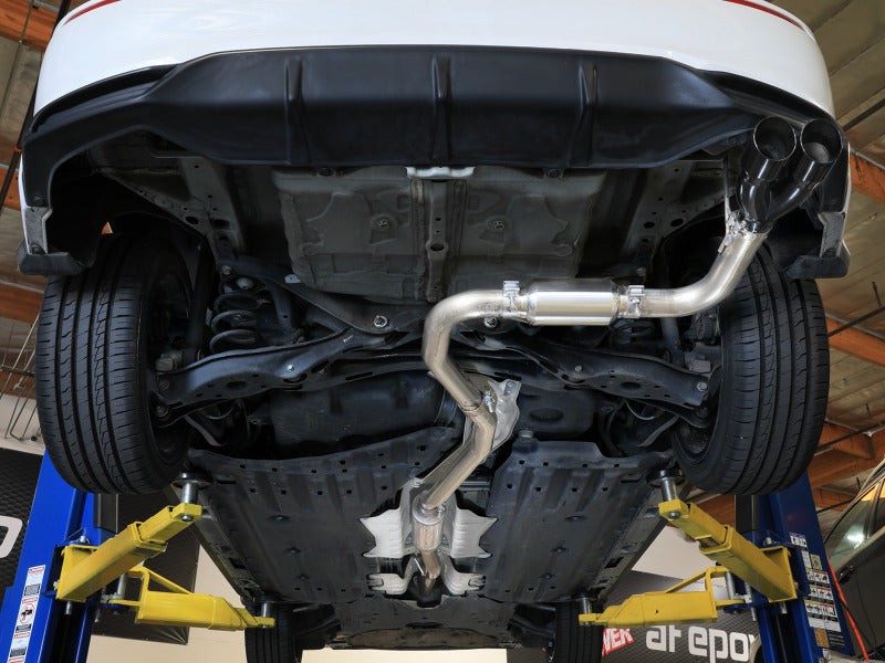 aFe POWER Takeda 2.5in 304 SS Catback Exhaust w/ Black Tips - Honda Civic Sport 2.0L 2022-2025