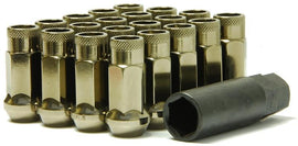 Wheel Mate Muteki SR48 Open End Lug Nuts - Titanium 12x1.50 48mm