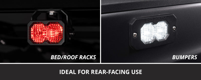 Diode Dynamics C2R White Flood Standard Mount LED Pod (pair)