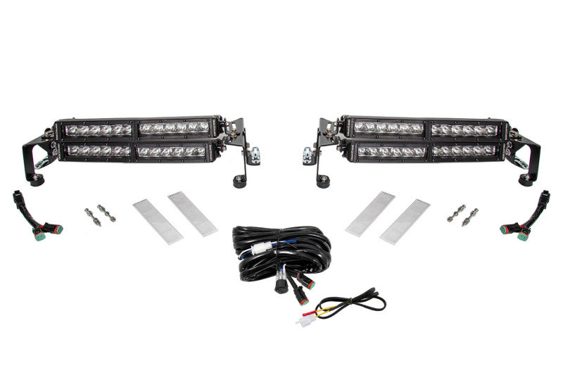 Diode Dynamics Stage Series Motorsports Four SS18 LED Light Bar Kit - Universal Fitment
