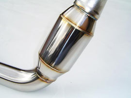 Invidia 05+ AT LGT Polished Divorced Waste Gate Downpipe with High Flow Cat