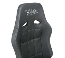 Load image into Gallery viewer, NRG Defender Water Resistant Steel Frame Suspension Seats Black w/ Blue Trim &amp; Defender logo