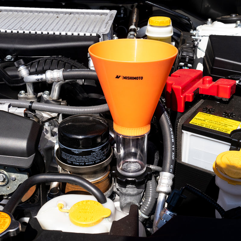 Mishimoto Screw On Oil Funnel - Subaru Kit