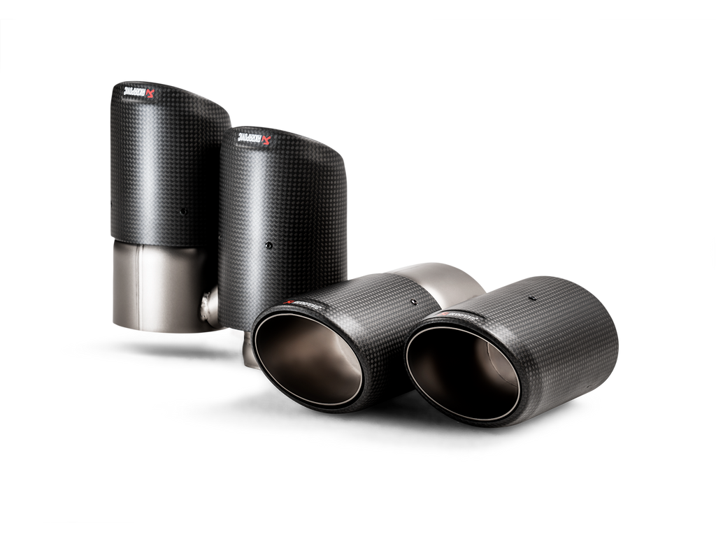 Akrapovic Titanium Evolution Line Cat Back Exhaust w/ Carbon Fiber Tips - Porsche Cayenne V6 (9YA/9YB) 2019-2023