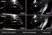 Load image into Gallery viewer, Diode Dynamics Stage 2 Interior LED Conversion Kit - Ford Mustang 1994-2004