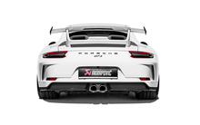 Load image into Gallery viewer, Akrapovic Titanium Slip-On Race Line Exhaust w/ Titanium Tail Pipe Set - Porsche 911 GT3 (991.2) 2018-2019