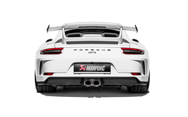 Akrapovic Titanium Slip-On Race Line Exhaust w/ Titanium Tail Pipe Set - Porsche 911 GT3 (991.2) 2018-2019