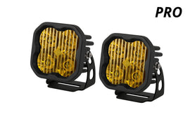 Diode Dynamics SS3 SAE Yellow Pro Combo ABL LED Pod (Pair) - Universal