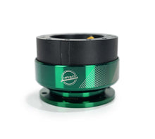 Load image into Gallery viewer, NRG Quick Release Gen 2.0 -  20 Year Anniversary Black Body / Emerald Ring