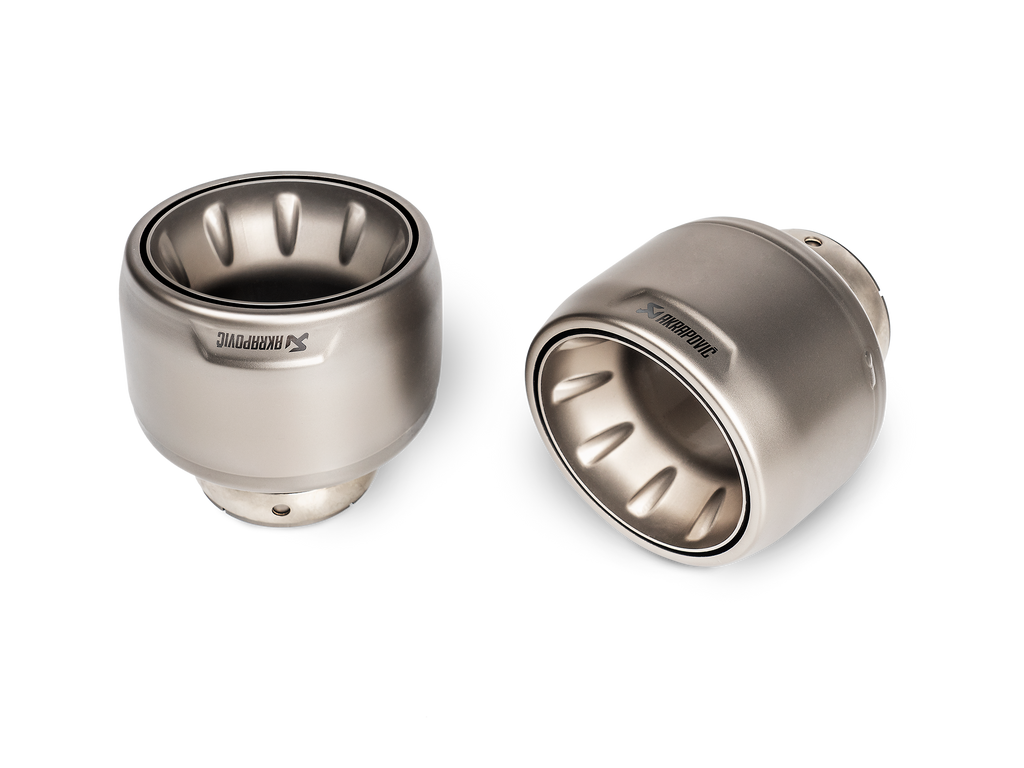Akrapovic Tail Pipe Set (Titanium) - Porsche Cayman GT4 2020+