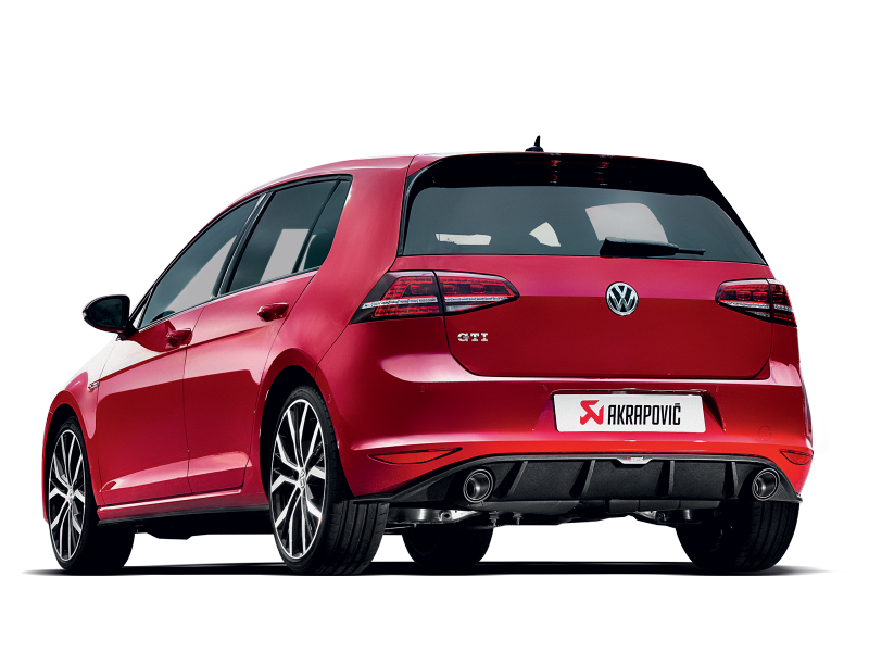 Akrapovic Titanium Slip-On Line Exhaust w/ Carbon Tips - Volkswagen Golf GTI (Mk7) 2015-2017